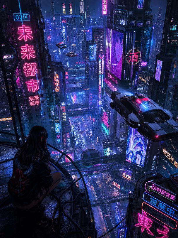 双飞-霓虹都市·动漫演示 赛博朋克特辑